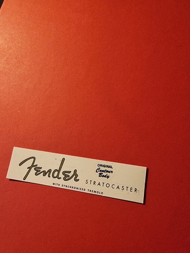 Stratocaster decal contour - stratocaster,