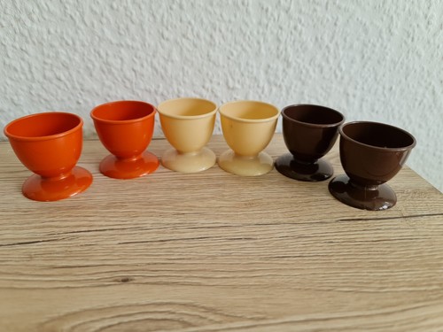 Retro 1960 alte eierbecher - 6,