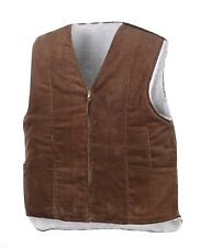 Arbeitsweste Cordweste Zunftweste Zimmermannsweste "ODAL"  Braun, S - 3XL