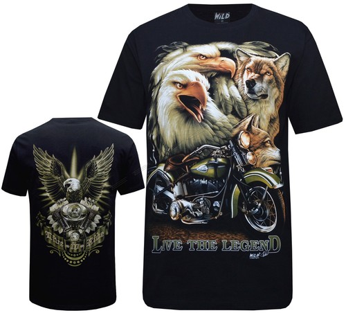 Biker harley wolf eagle - biker,