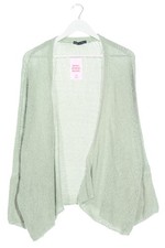 MADE IN ITALY Strick Cardigan Damen Strickbekleidung Gr. DE 40 khaki Casual-Look