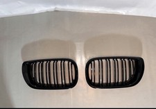 BMW E46 Frontgrill - Schwarz Hochglanz (Shadowline Style) Sehr Guter Zustand