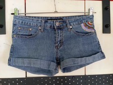 Hotpants mit Stickereien von one Love denim, Jeans, Gr. S
