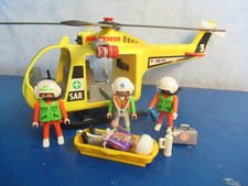 gelber Rescue Rettungshubschrauber Hubschrauber Figuren 70190 Playmobil 8424