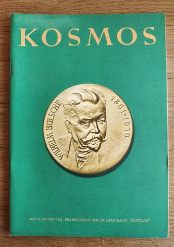Kosmos zeitschrift für - zeitschrift, alle