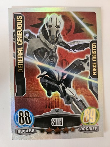 General grievous force attax - -,