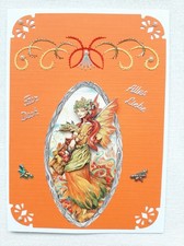 3D Grußkarte mit Fadengrafik und passendem Umschlag * Geburtstag * 08