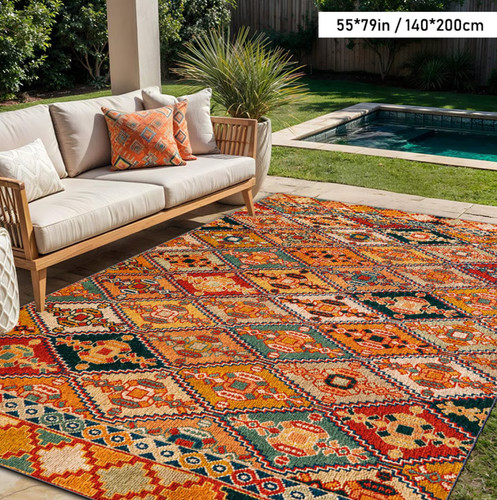Dekorativer outdoor teppich - outdoor,