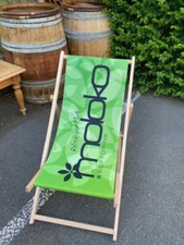 Liegestuhl Hellgrün