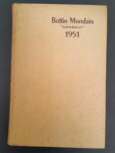 Bottin mondain 1951 annual - bottin,