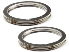 Auspuff Krümmer Dichtung Set 2 Stück für Honda CB 1000 500 600 XRV 750 Kawasaki