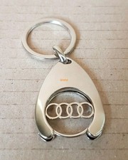  mit herausnehmbarem Einkaufschip Glanz AZ Für Audi Schlüsselanhänger