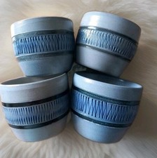 4 Schälchen - Westerwald Keramik bzw. Steinzeug - von Hand getöpfert