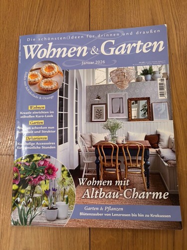 Zeitschrift wohnen garten - &,