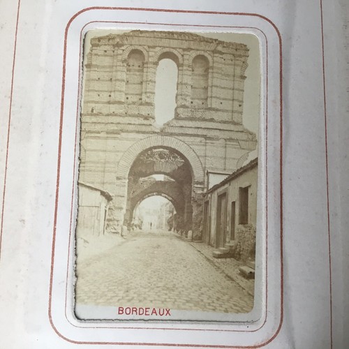 Bordeaux foto cdv antik 1880 - bordeaux,