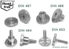 DIN464 DIN653 Rändelschraube