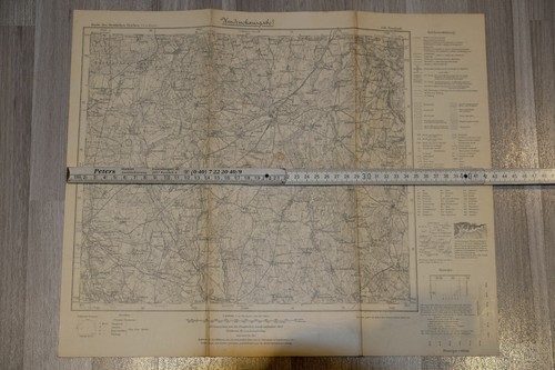 Historische karte pommern - karte,