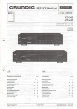GRUNDIG - CD 360 CD 435 - Service Manual Anleitung Schaltplan - B7366