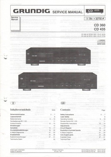 Grundig 360 435 - grundig, cd