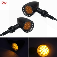 2x Schwarz Motorrad Blinker
