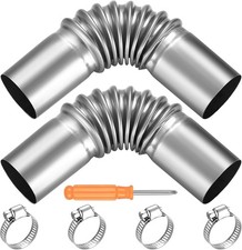 2XAbgasrohr Winkelverbinder Autoheizung Auspuffrohr Für Eberspacher Standheizung