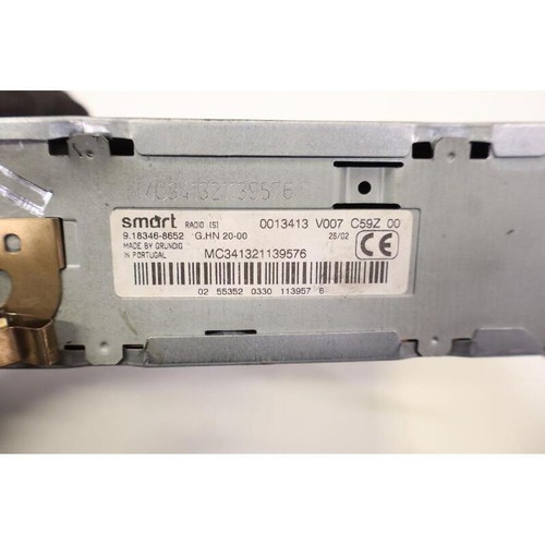 918346 8652 radio smart - smart, fortwo