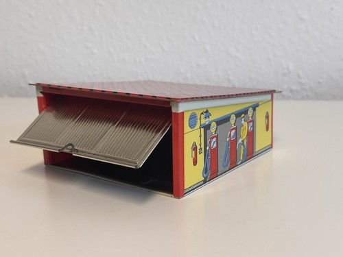 Blechspielzeug garage mit - blechspielzeug,