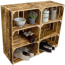 2er Set grosse Holzkiste Willi