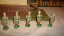 5 alte  Miniatur Soldaten