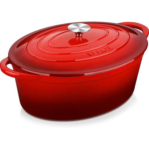 Gusseisen bräter oval 34cm - bräter,