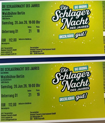 Konzert tickets berlin - konzert,