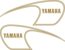 SR500 Vintage Sport Tankdekor gold, rechts/links Fuel Tank Decal