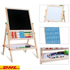 4 in1 Kreidetafel für Kinder Tafel Board Maltafel Schreibtafel Schultafel Holz