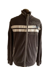 Engbers Herren Strick jacke, Farbe Braun, Größe M, Beiseitiger Reißverschluss