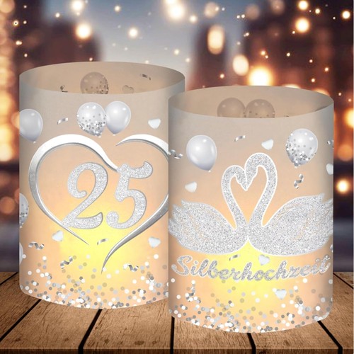 Elegante 12er windlichter - elegante, set