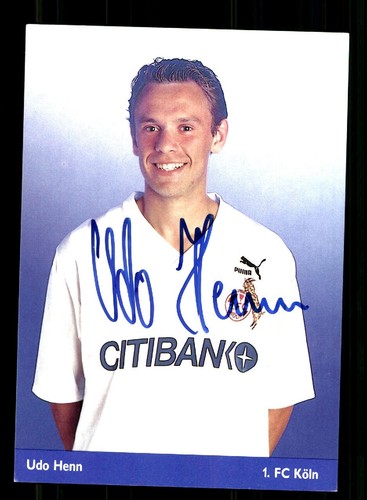 Udo henn autogrammkarte fc - , 1