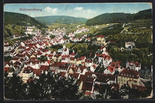 Schramberg stadtansicht im - schramberg,,