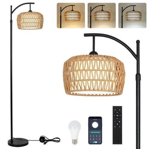 Rayofly stehlampe rattan - stehlampe,