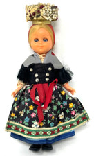 Antike Puppe mit Schlafaugen -