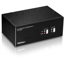 TRENDnet TK-240DP DisplayPort KVM Switch 2-Port Dual Monitor