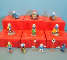 Schlümpfe Serie + DIORAMA 2022 komplett Collection Schtroumpf F. Pixi METALL MiB