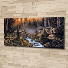 Glas-Bild Wandbilder Druck auf