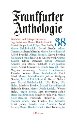 Frankfurter anthologie - frankfurter,