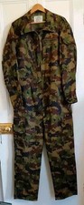 Original Vintage Swiss Military TAZ 90 Tank Suit / Overall, Large 46"