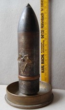 Grabenarbeit Grabenkunst 8 cm Kartusche umgebaut zum Feuerzeug