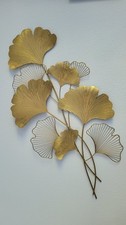 Ginkgo Metallkunst Wanddeko