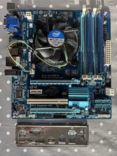 Mainboard Gigabyte GA-Z77M-D3H mit Intel Pentium Cpu und 2x8GB Kingston RAM