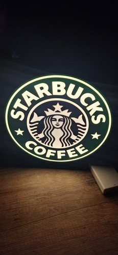 Star bucks leuchtkasten led - star,