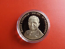 *US-President *Harry S. Truman *Medaille Vergoldet ca.33mm (Schub56)