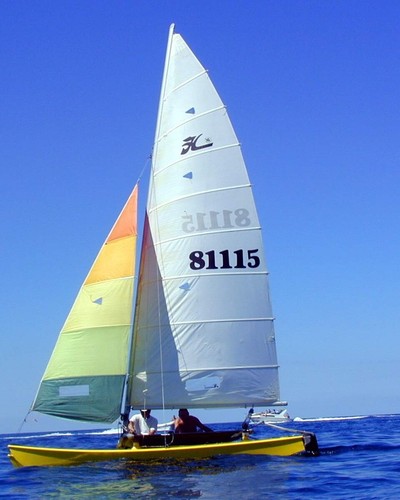 Katamaran segelboot hobie - segelboot,